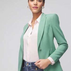 WHBM Fluid Editor Blazer Agave Women's 10